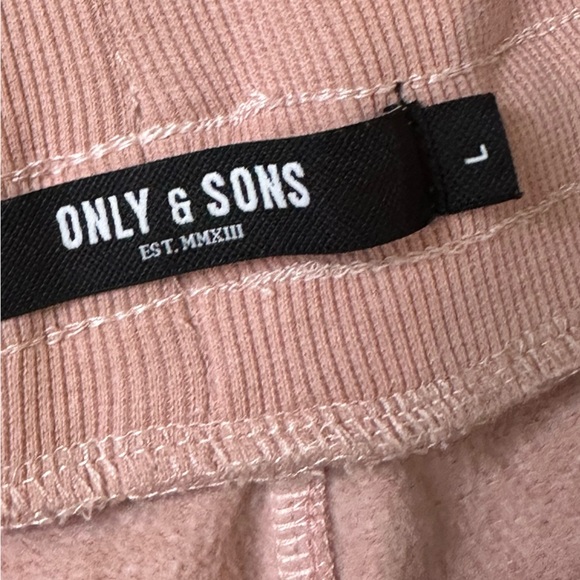 Only & Sons Pink Jogger Pants - Picture 3 of 5